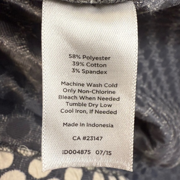 Talbots women’s grey and white polka dot dress XL - Picture 3 of 8